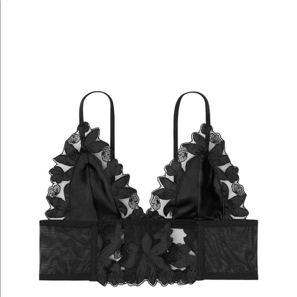 NWT Victoria’s Secret Embroidered Floral Bralette - Picture 2 of 8